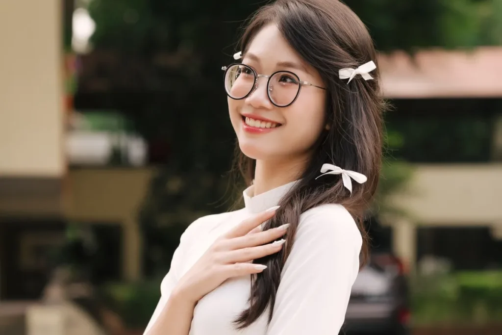 Chụp ảnh kỷ yếu nên mặc áo dài màu gì để nổi bật, xinh lung linh