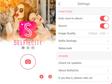 Selfie City - Ứng dụng check-in ảnh tự sướng