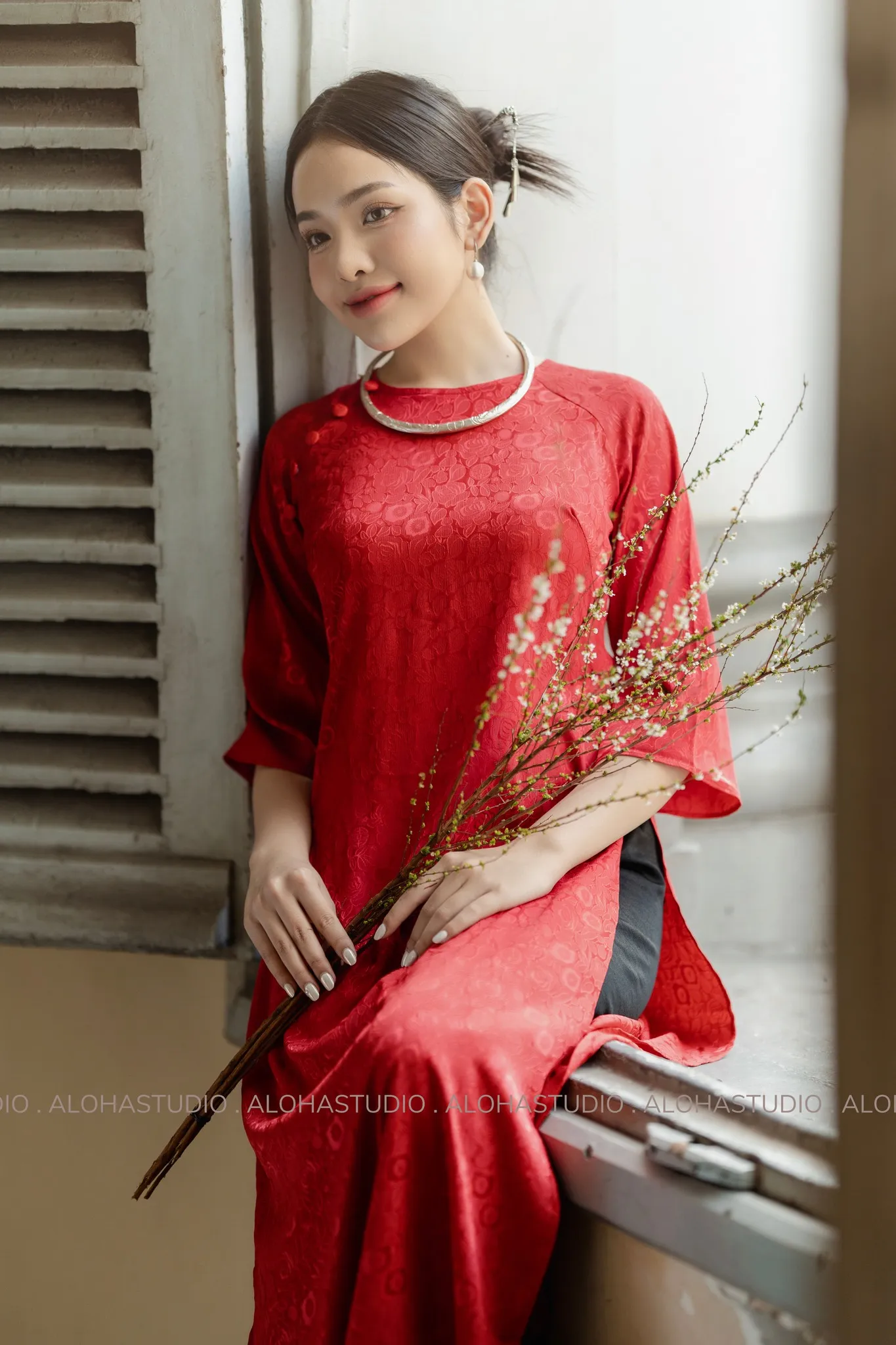 Xu hướng chụp ảnh Tết với áo dài