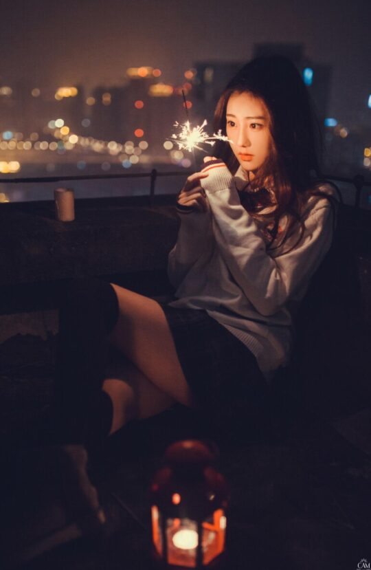 Concept chụp ảnh sinh nhật lung linh trong đêm