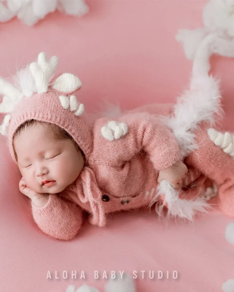 Những đạo cụ chụp ảnh cho bé sơ sinh không thể bỏ lỡ( Nguồn: ALOHA baby studio)