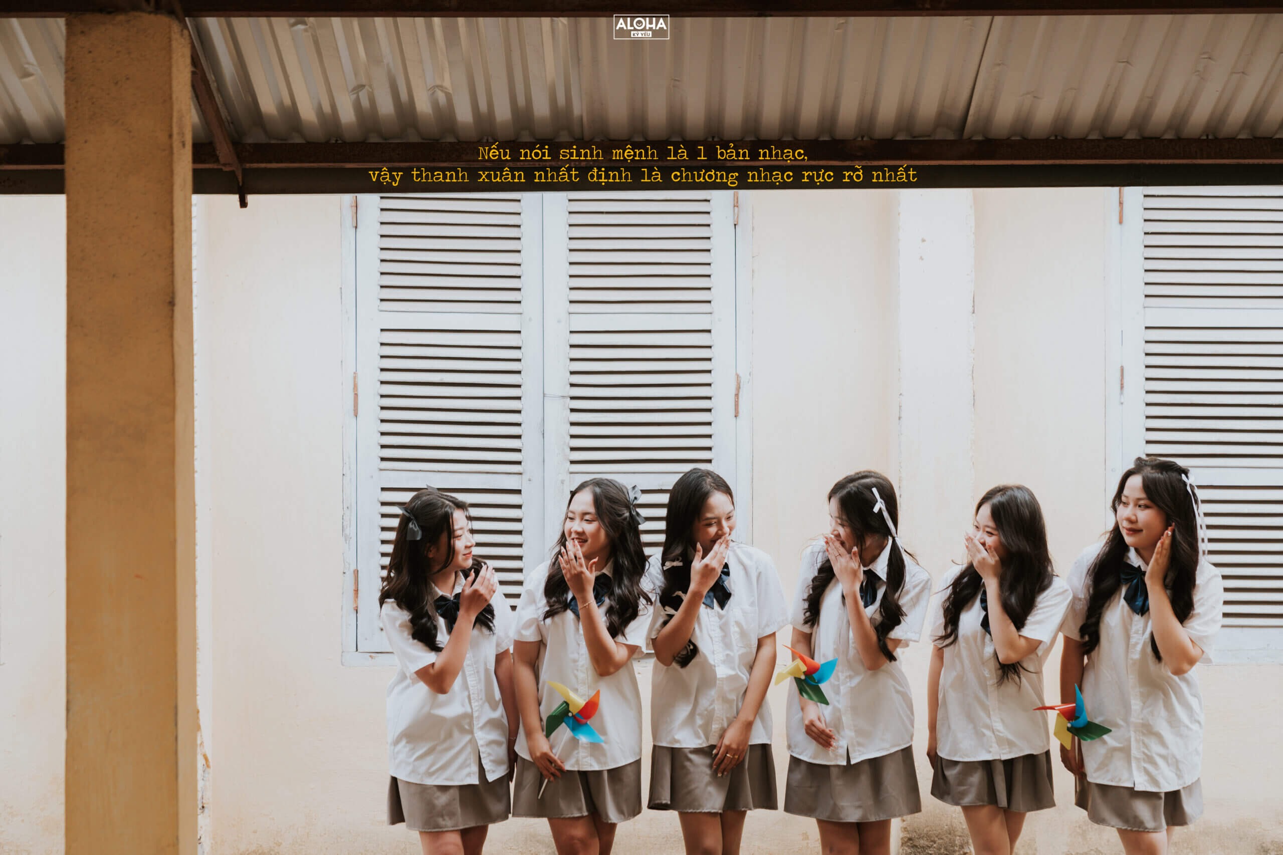 Chụp hình kỷ yếu Concept Thanh xuân như một bản nhạc mà tuổi trẻ là âm hưởng chính ngân vang da diết