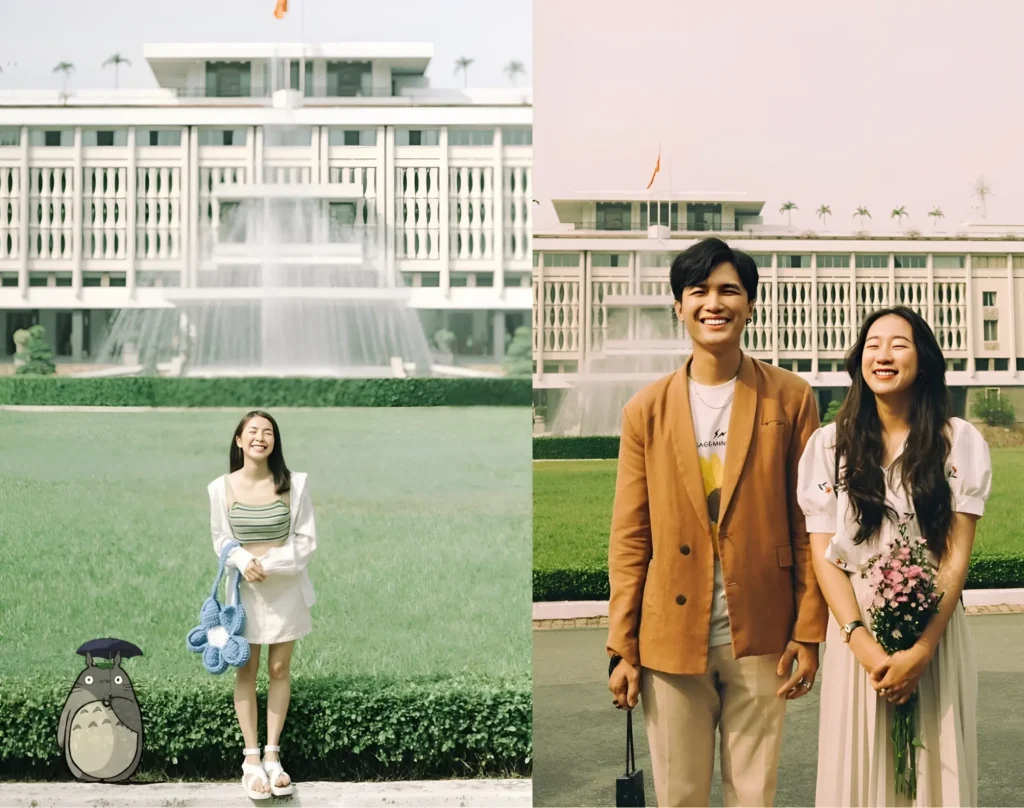 Những bức ảnh cực đẹp tại Dinh Độc Lập nhân dịp lễ (1)