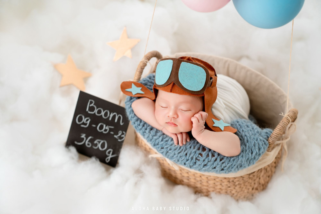 Lưu ý khi chụp ảnh cho bé: Đảm bảo khoảnh khắc đẹp và tự nhiên nhất (Nguồn: Aloha Baby Studio)