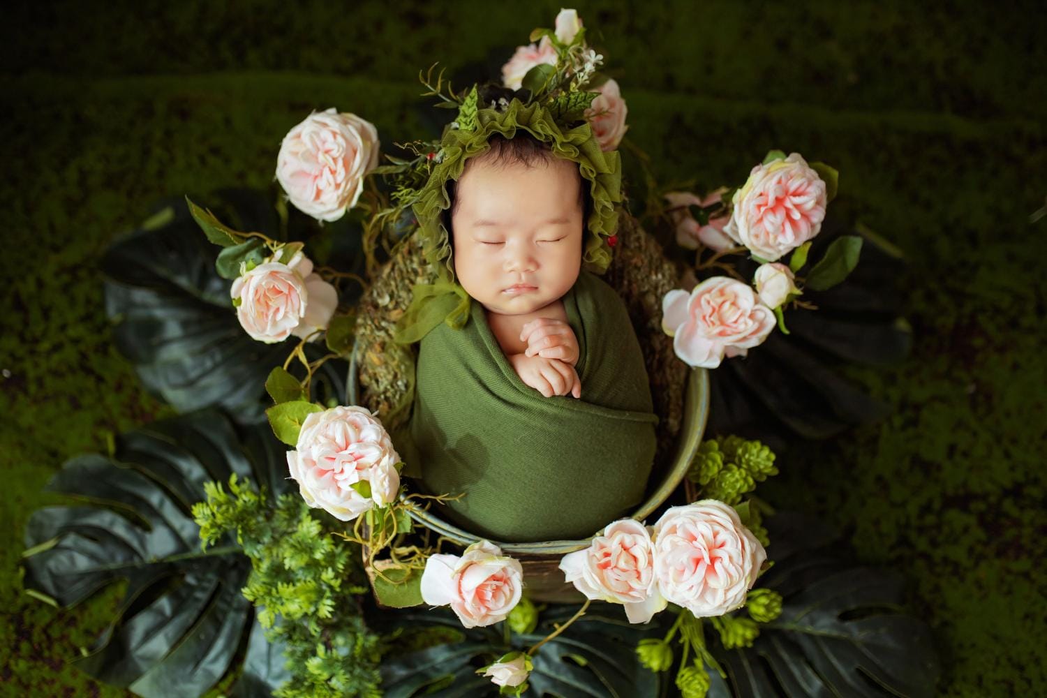 Những ý tưởng chụp ảnh cho bé sơ sinh đáng yêu và đầy sáng tạo (Nguồn: Aloha Baby Studio)