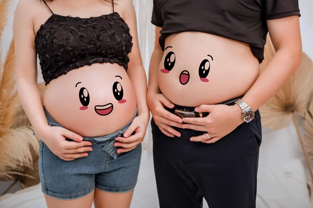 Gợi Ý Chụp Ảnh Bầu Cùng Chồng Đẹp Lung Linh, Ấn Tượng