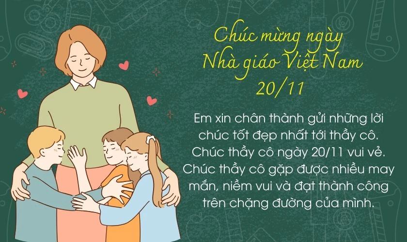 Thiệp điện tử chúc mừng ngày Nhà giáo 20/11