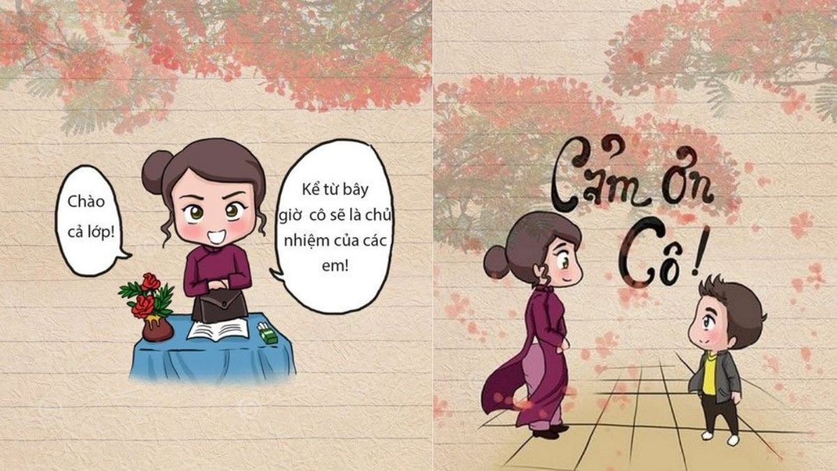 Hình ảnh 20/11 chibi đáng yêu