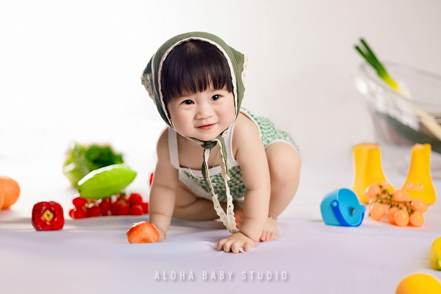 Fresh Veggie concept chụp ảnh cho bé Aloha Baby 2