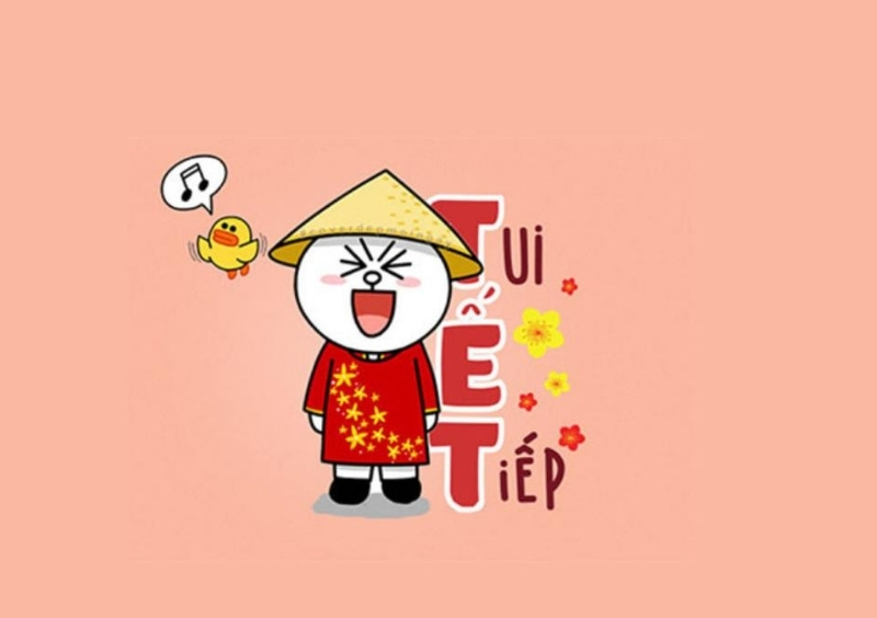 Hình ảnh Tết hài hước