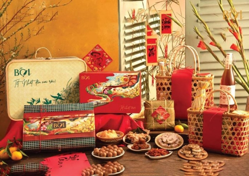 Giỏ quà ngày Tết