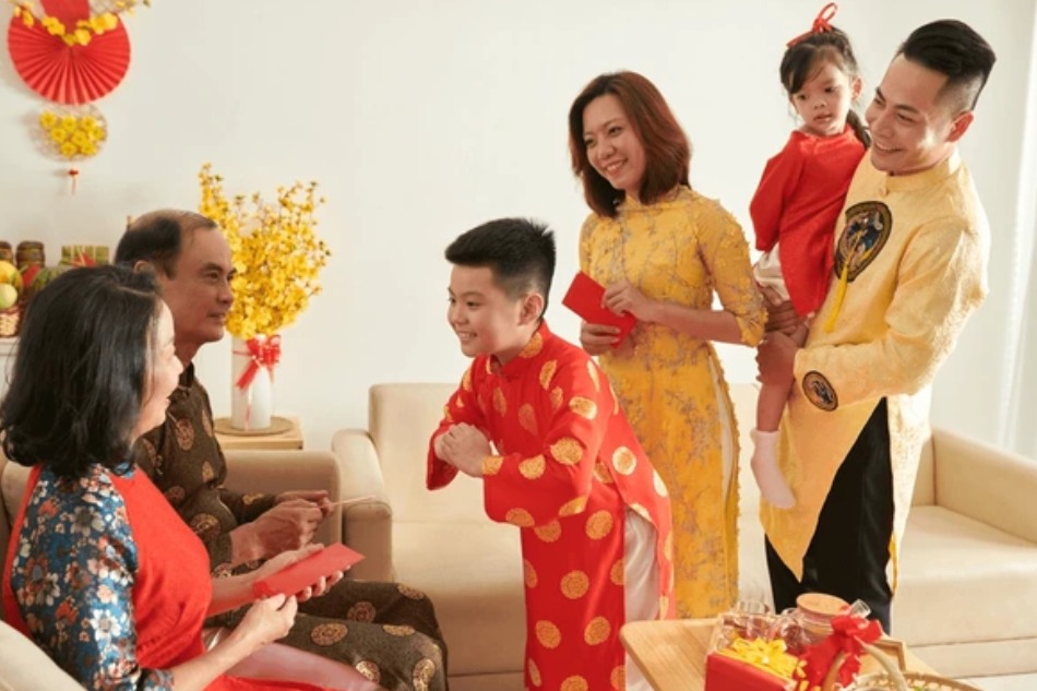 Hình ảnh chúc Tết ông bà