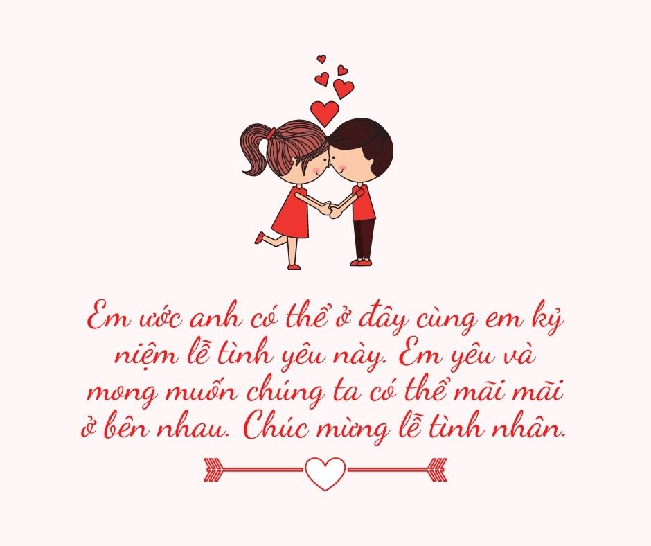 Lời chúc ngày valentine tới bạn trai ở xa