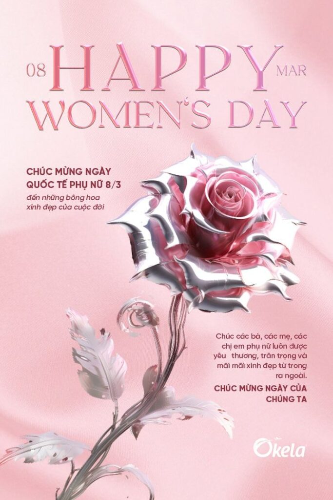 Hình ảnh lời chúc 8/3 tới đồng nghiệp dễ thương 3