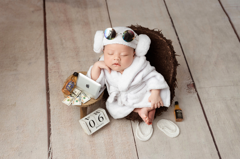 Concpet chụp ảnh newborn "Baby boss" Leon