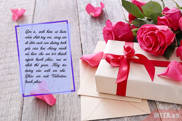 Hình ảnh lời chúc ngày valentine tới bạn gái