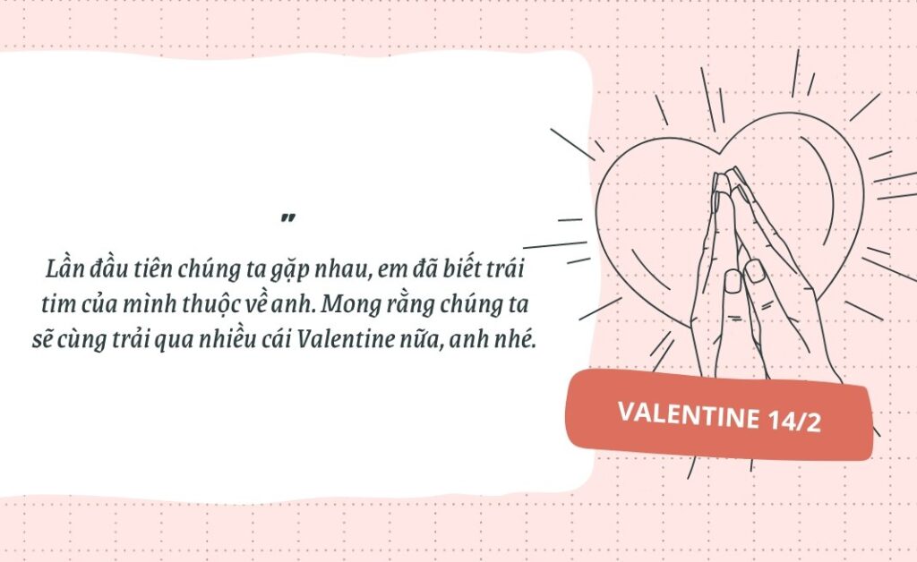 Lời chúc ngày valentine tới anh yêu