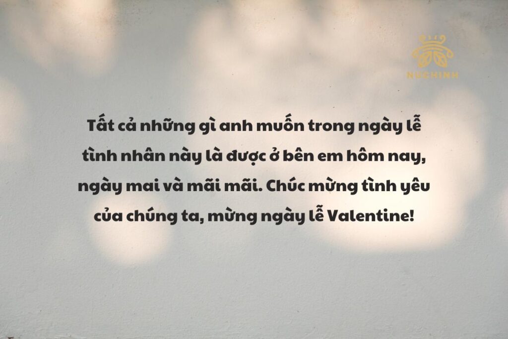 Hình ảnh lời chúc ngày lễ tình nhân tới bạn gái