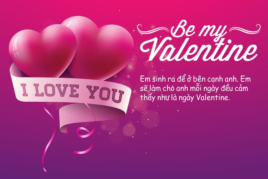 hình ảnh chúc valentine tặng bạn trai
