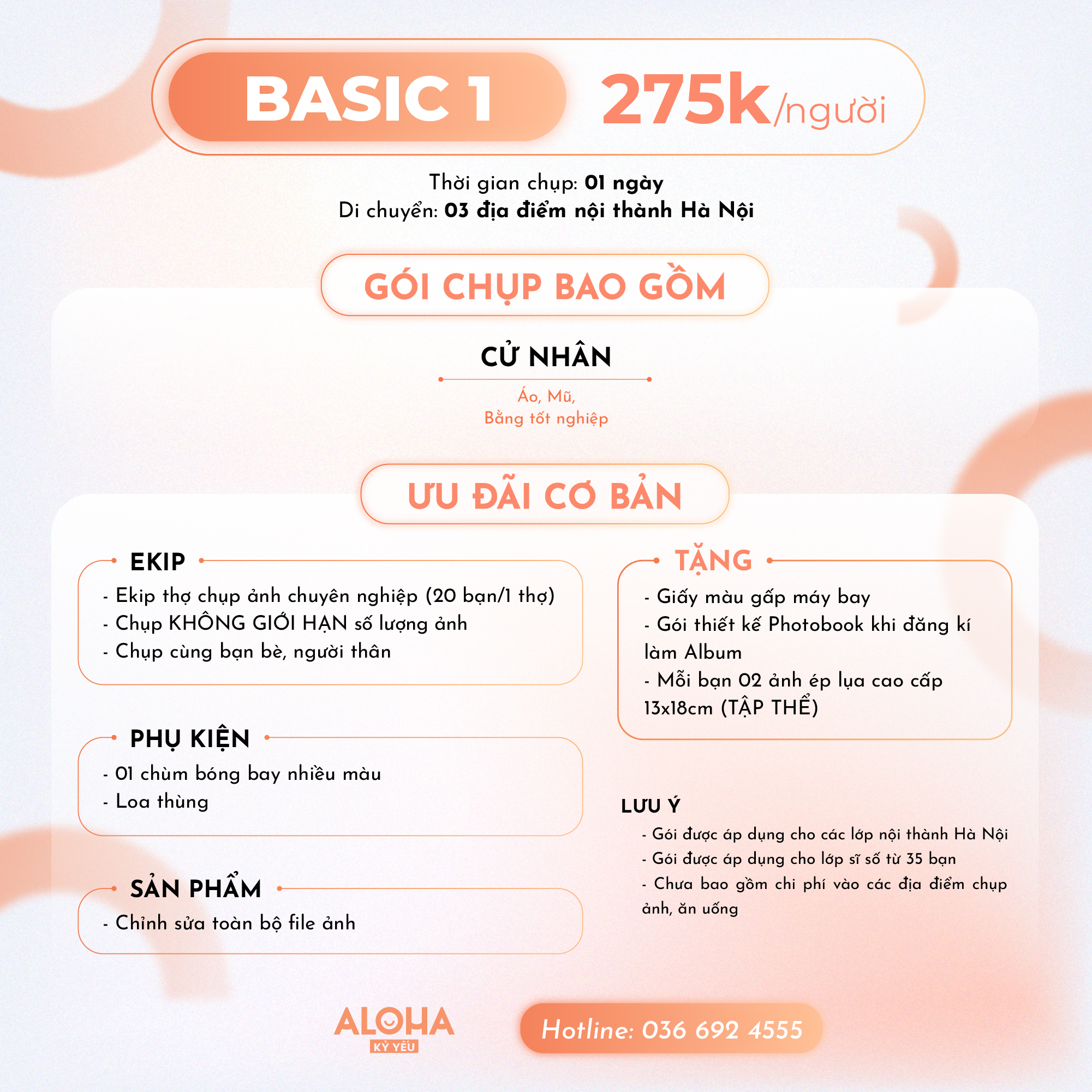 Chụp ảnh kỷ yếu cấp 3 giá hiện nay