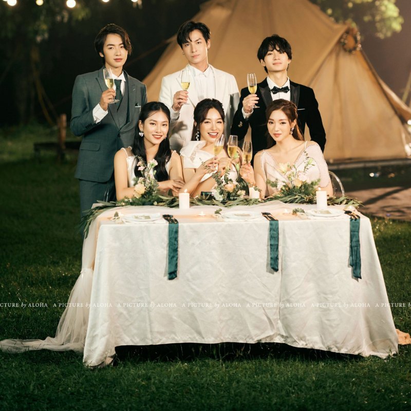 Phối đồ chụp kỷ yếu concept Moonlight