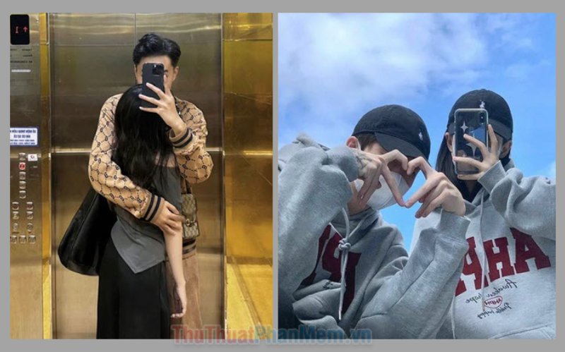 Chụp ảnh couple che mặt