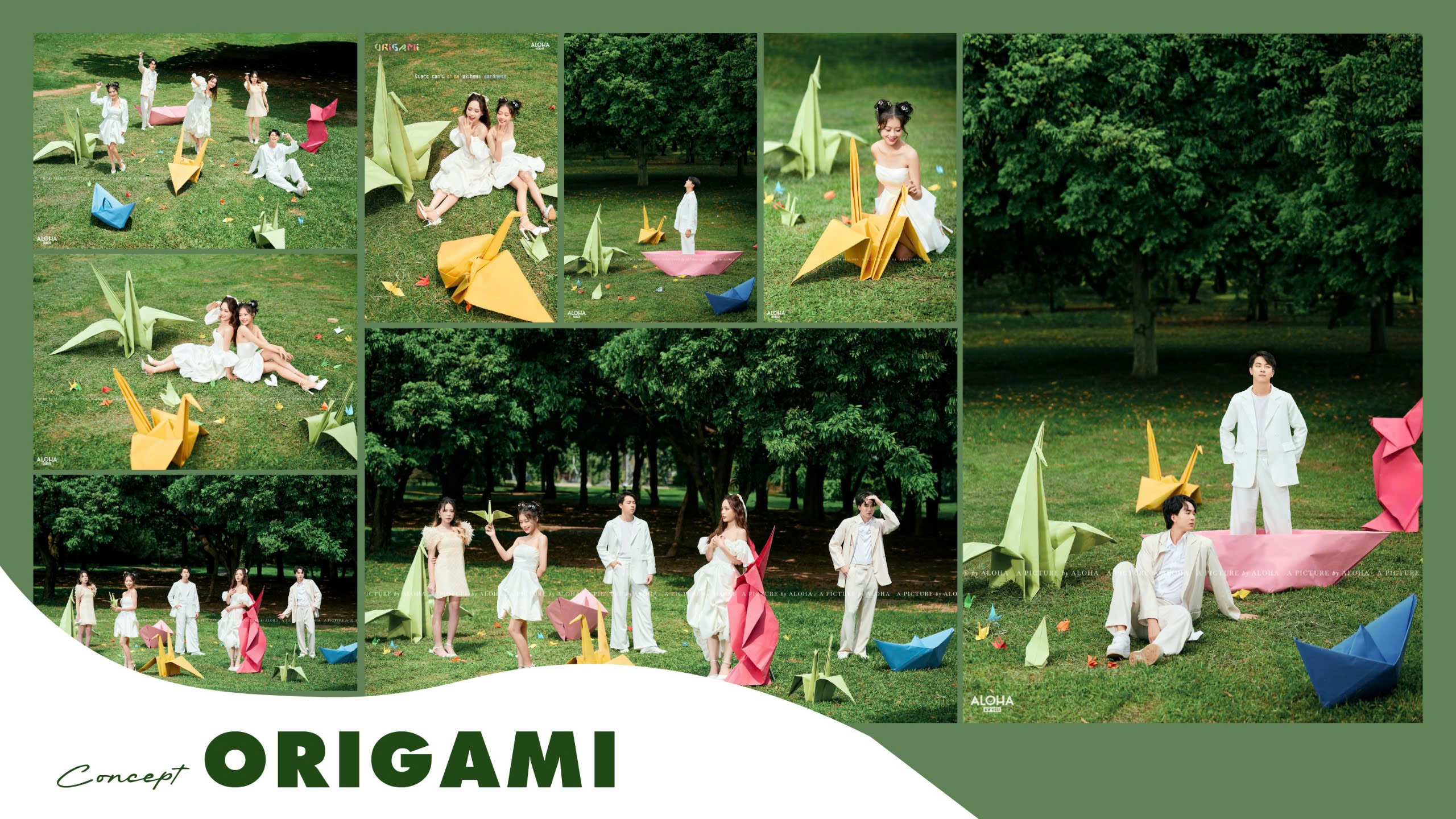 Concept chụp ảnh kỷ yếu Origami - Aloha Media