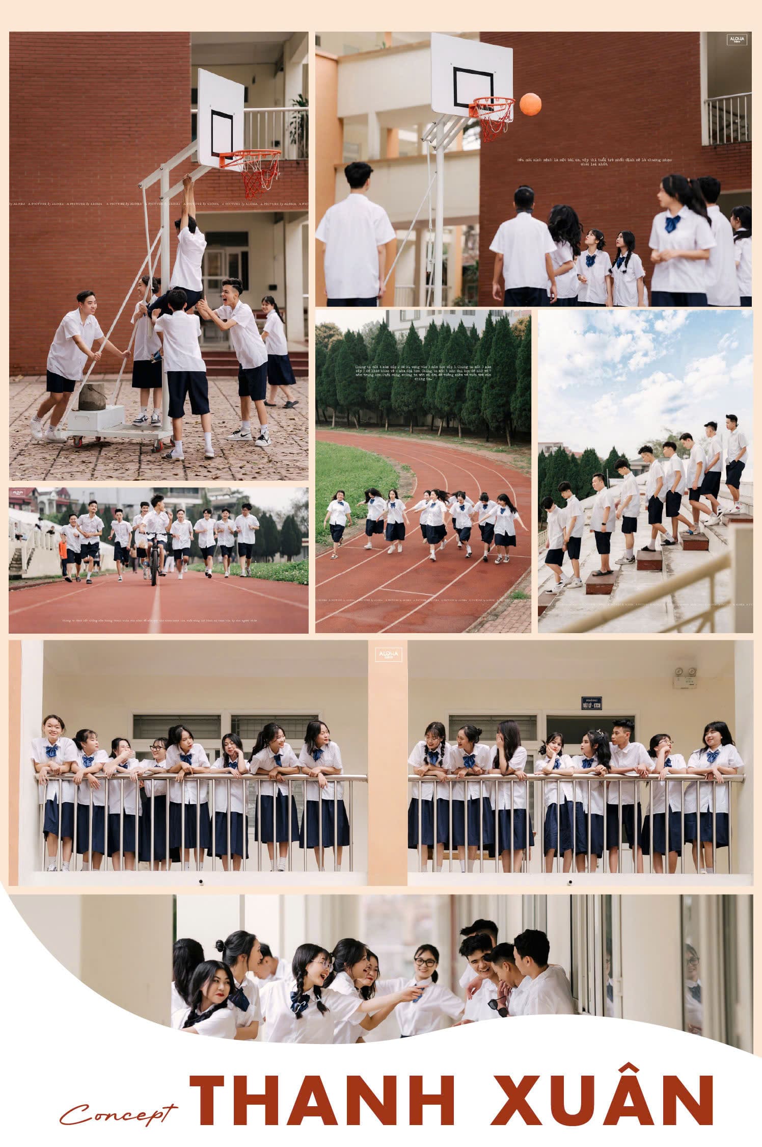 Concept chụp kỷ yếu Thanh Xuân - Aloha Media