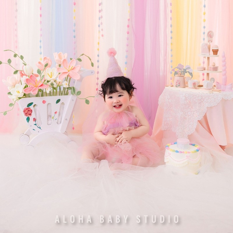 Concept hình thôi nôi cho bé tại Thủ Đức HCM Floral Fairytale