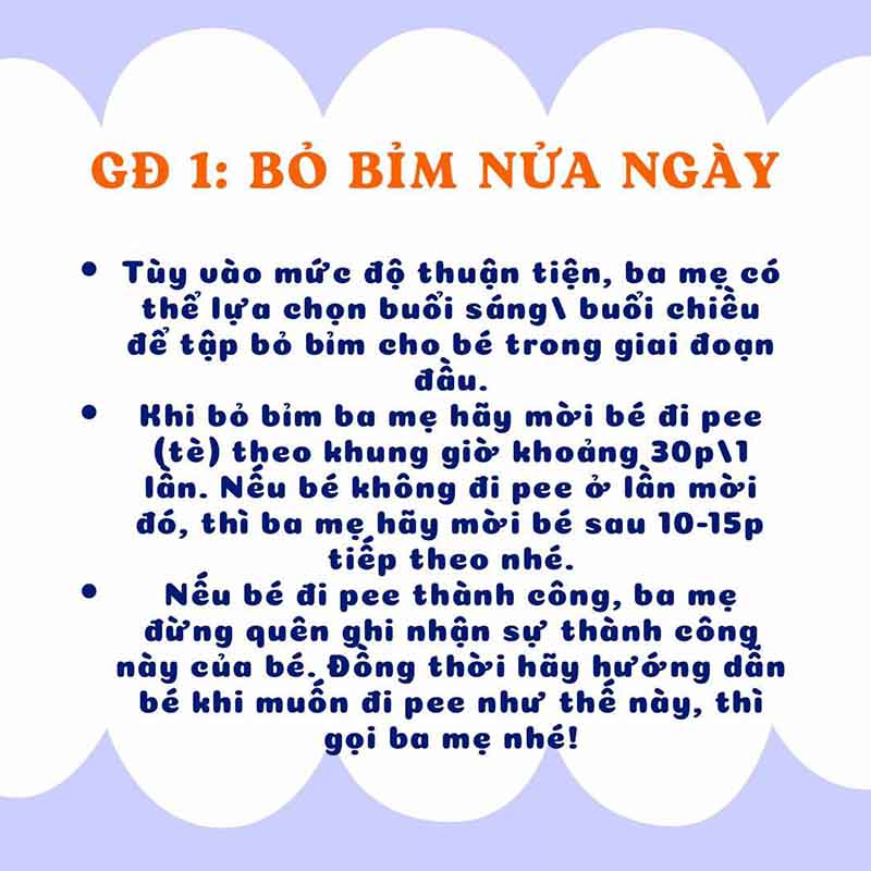Phương pháp cai bỉm đêm hiệu quả cho bé 2 - 3 tuổi