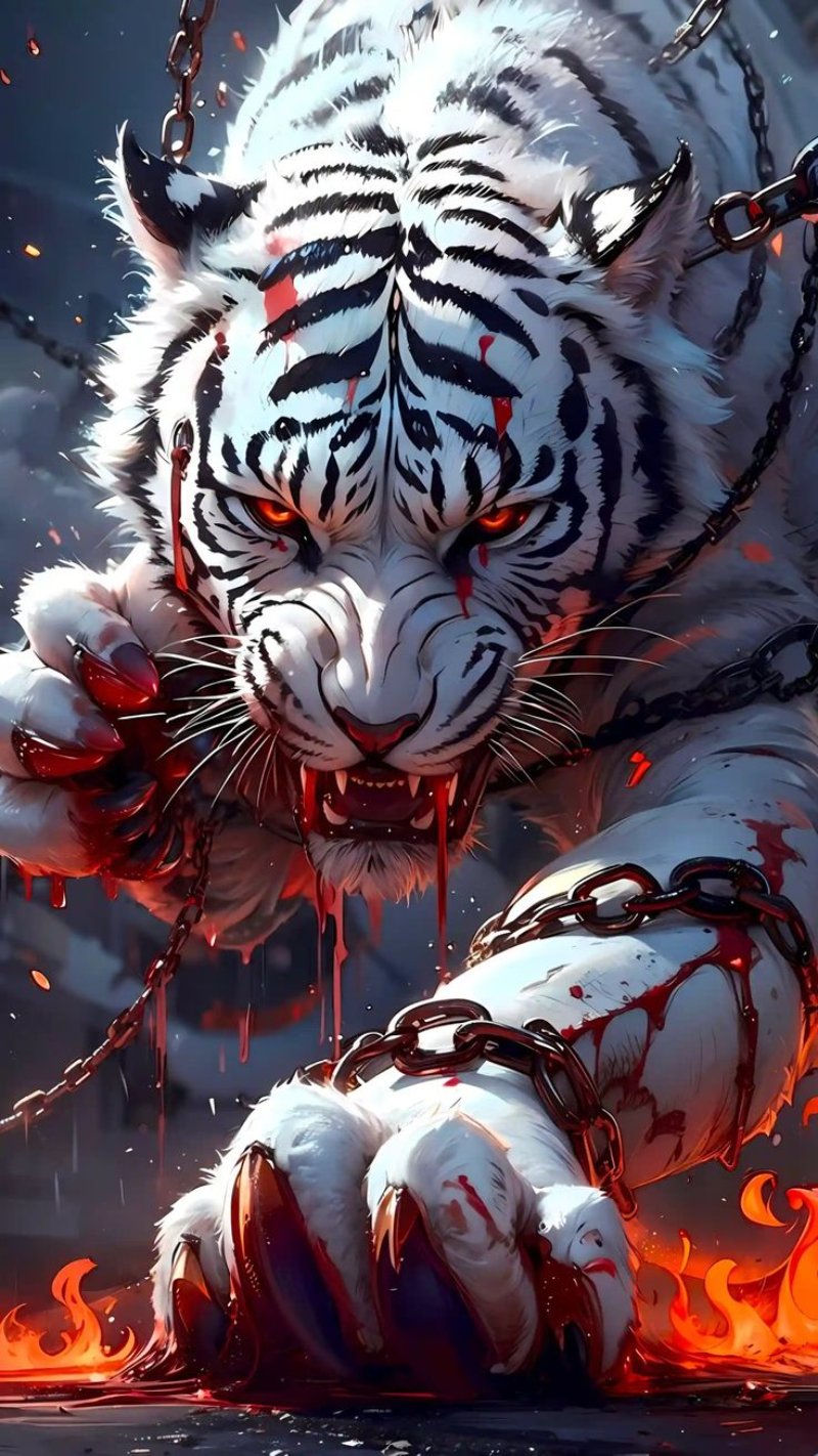 Hình ảnh tuổi Dần ngầu đét