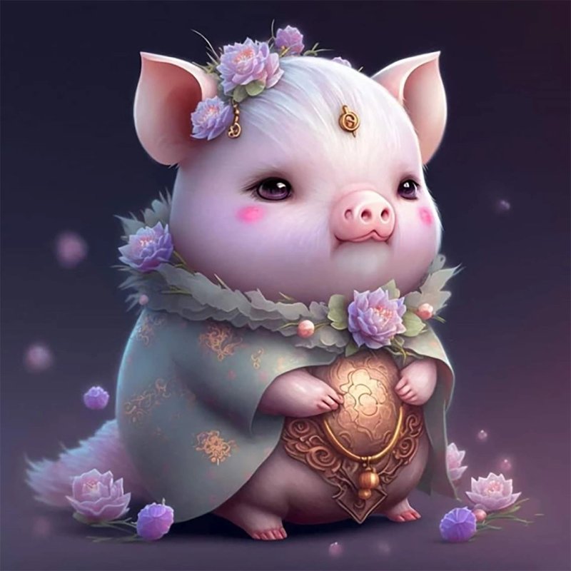 Hình ảnh tuổi Hợi đáng yêu