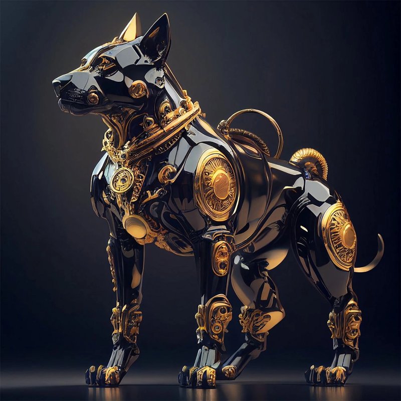 Hình ảnh tuổi Tuất 3D