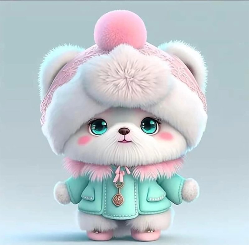 Hình ảnh tuổi Tuất cute