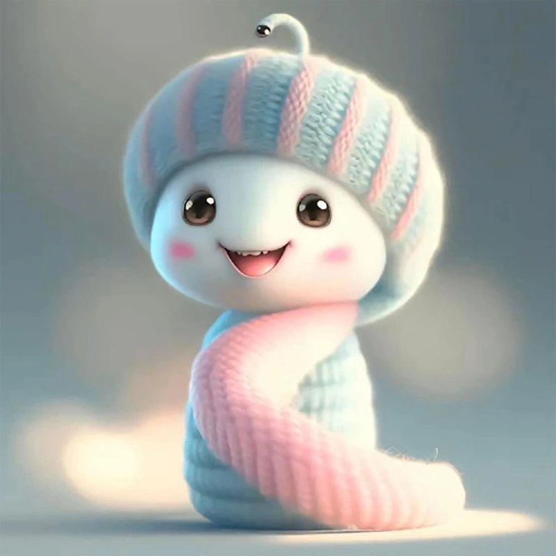 Hình ảnh tuổi Tỵ cute