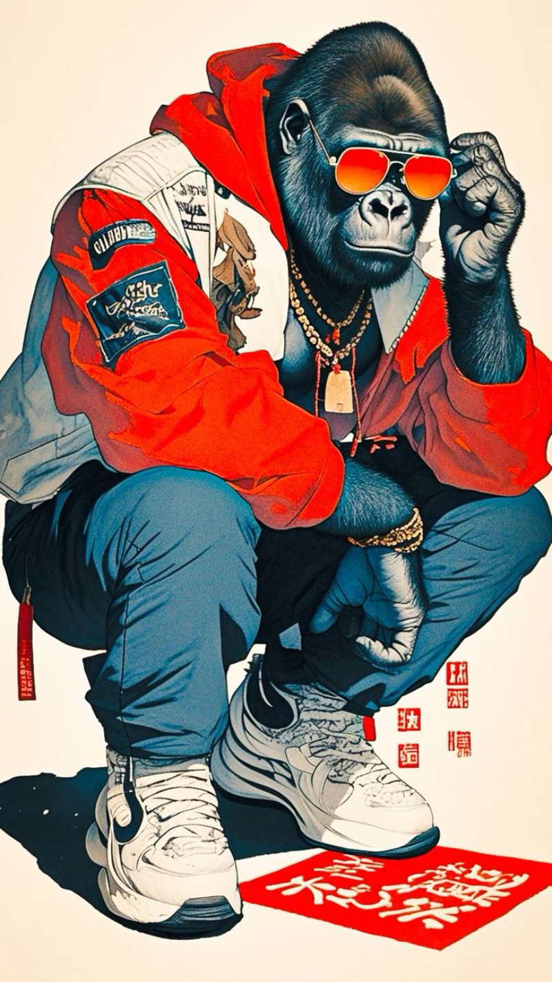 Hình ảnh tuổi Thân ngầu