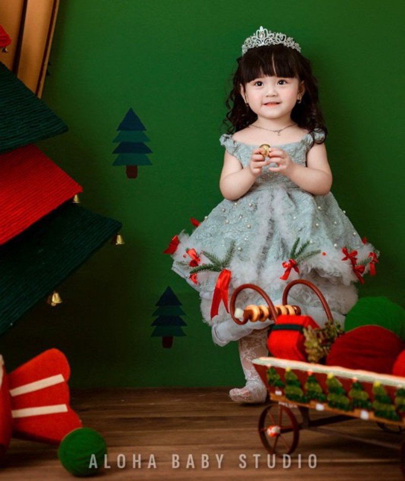 Ý tưởng chụp ảnh thôi nôi bé gái tại Tp Củ Chi phong cách thiên thần nhỏ