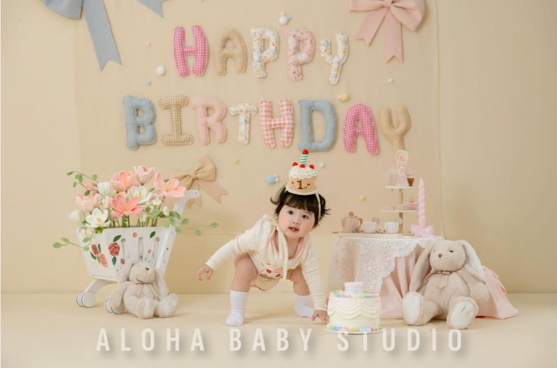 Aloha Baby Studio - Điểm đến lý tưởng cho chụp ảnh thôi nôi bé gái tại Củ Chi