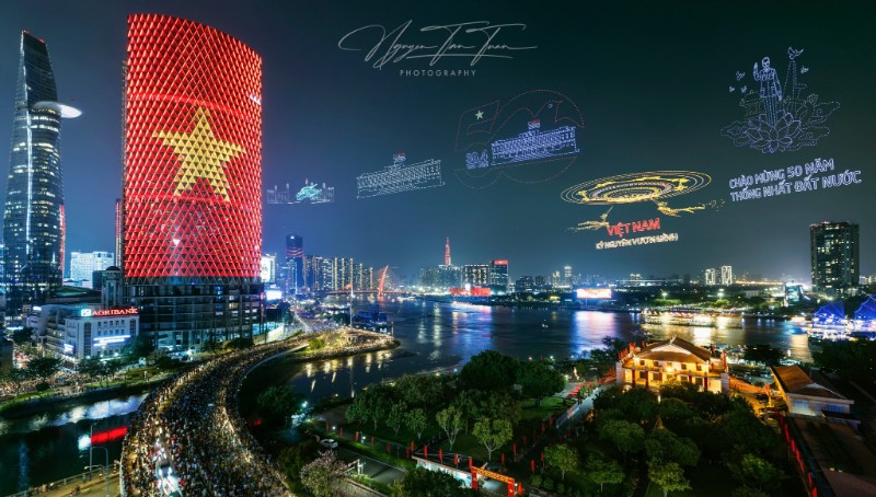 Ảnh 30-4 trình diễn drone 2025