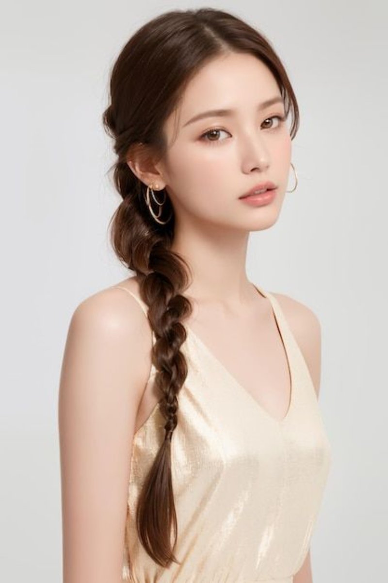 Ảnh chân dung nữ tư thế bán thân