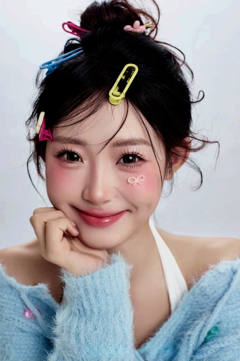 Ảnh chân dung tập trung vào đôi mắt cười