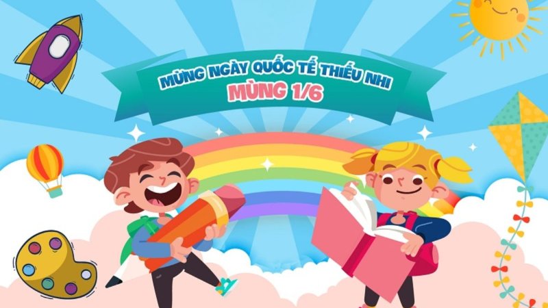 Background ngày 1-6 chủ đề học tập