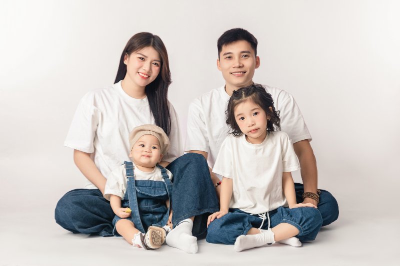 Studio chụp ảnh thôi nôi gia đình ở Quận 4 Chuyên Nghiệp