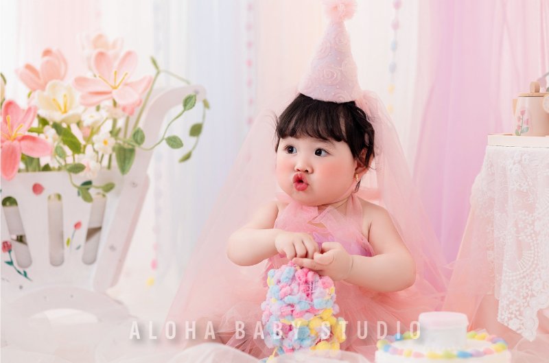 Chụp ảnh sinh nhật cho bé tại Aloha Media