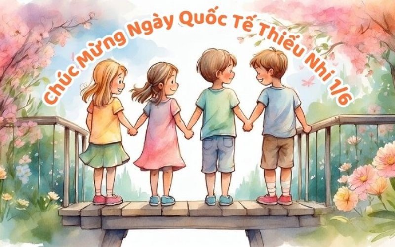 Hình ảnh thiệp chúc mừng ngày 1 tháng 6 Quốc tế Thiếu nhi