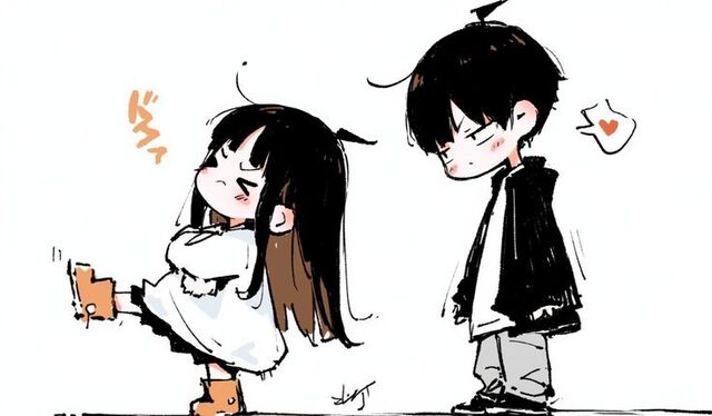 Ảnh couple chibi cho avatar đôi
