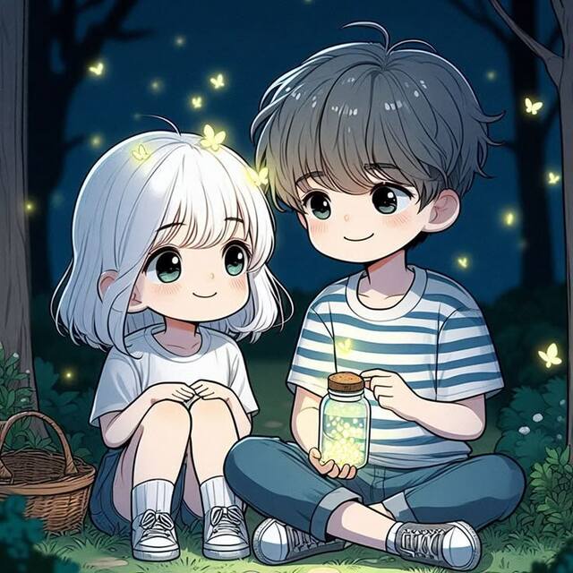 Hình ảnh couple anime học đường