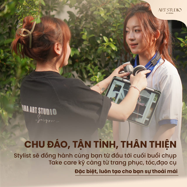 Đội ngũ nhiếp ảnh gia chuyên nghiệp, tận tâm