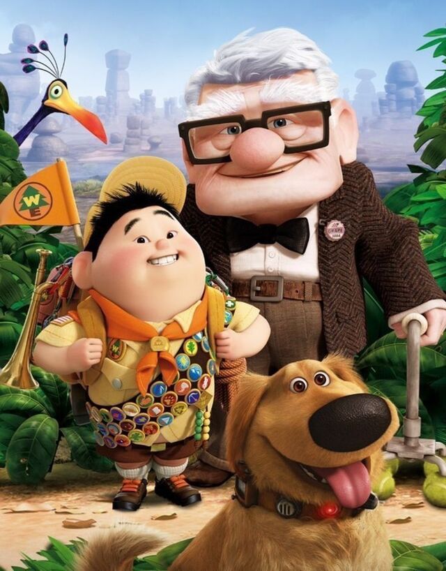 Hình ảnh gia đình trong phim hoạt hình nổi tiếng "UP"