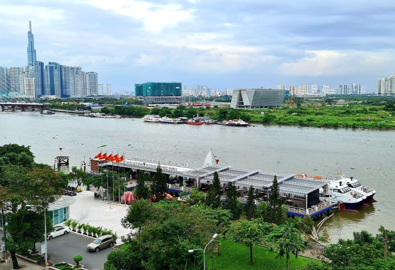 Bến Bạch Đằng ( Nguồn ảnh: Sưu tầm )